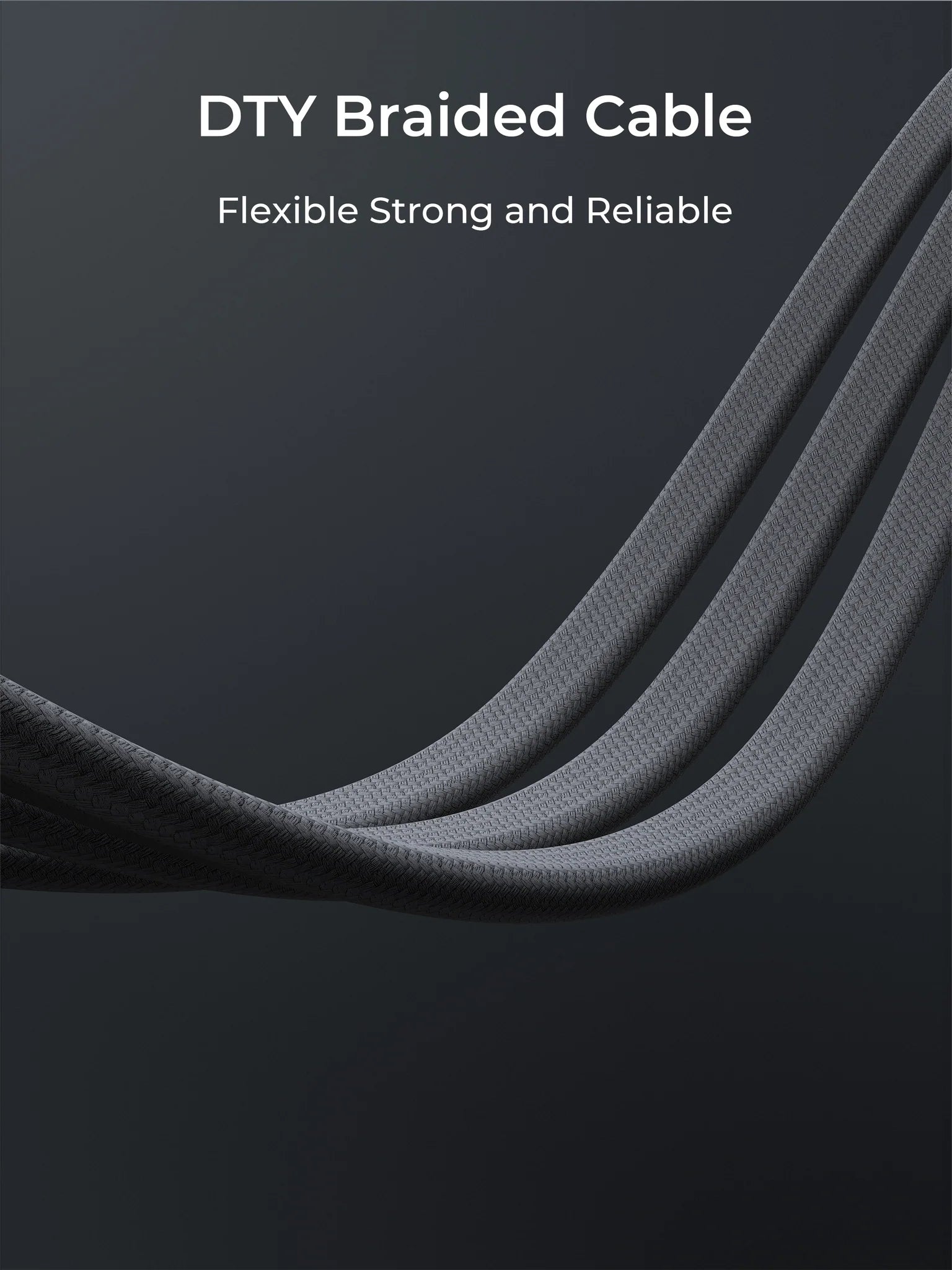 Aukey CB-DCC251 Circlet Blink 240W 1m DTY Braided USB-C to USB-C Magnetic Cable