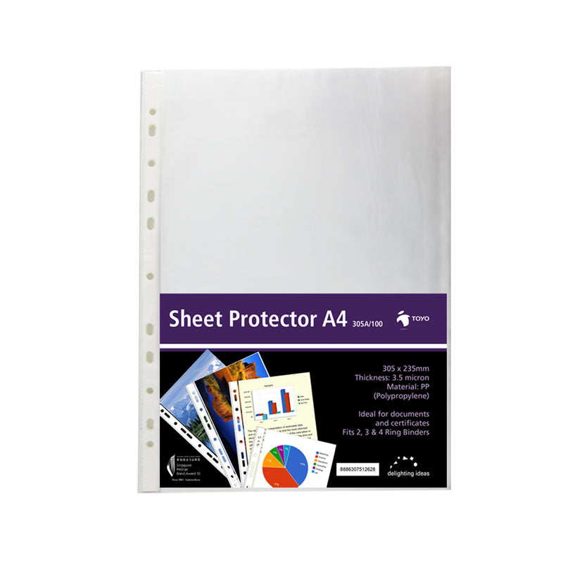 TOYO SHEET PROTECTOR (35MC) 305A/100