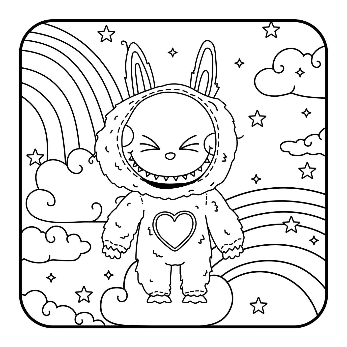 Lafufu Coloring Book (UK)