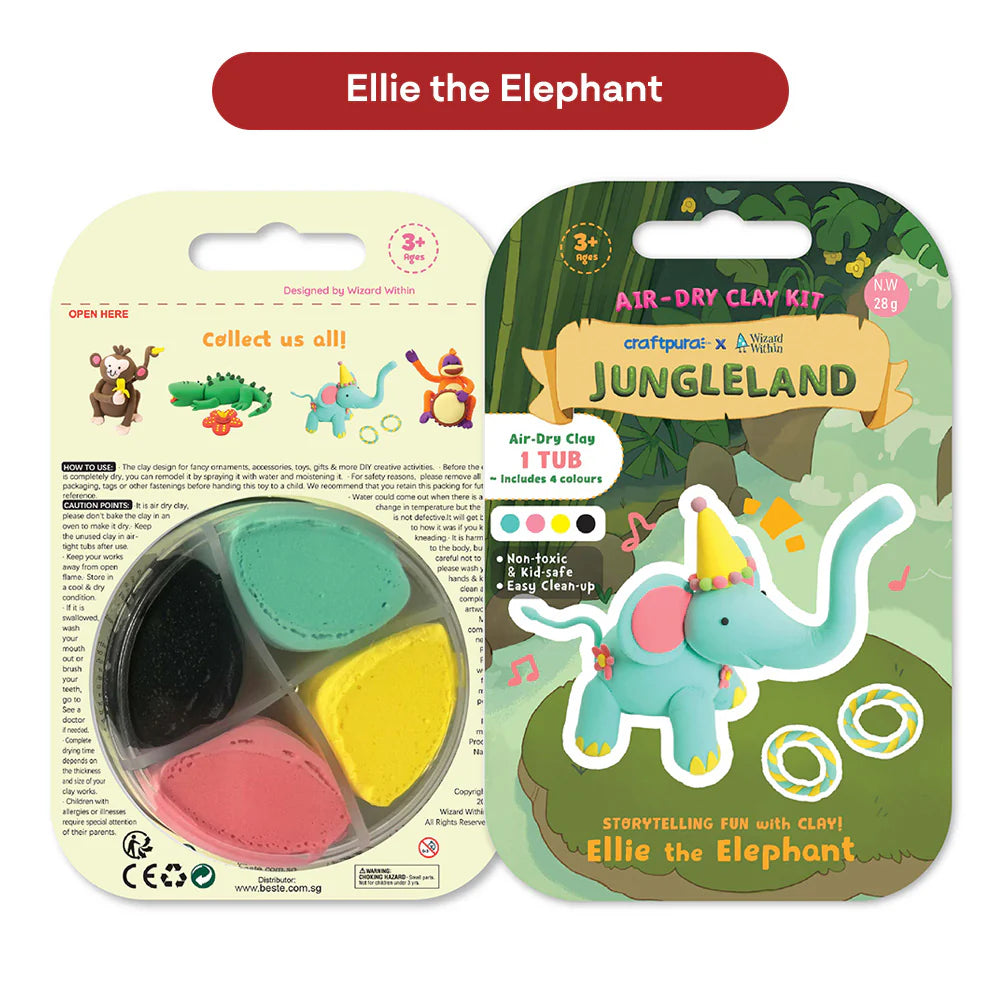 Craftpura Clay Jungleland-ellie Elephant