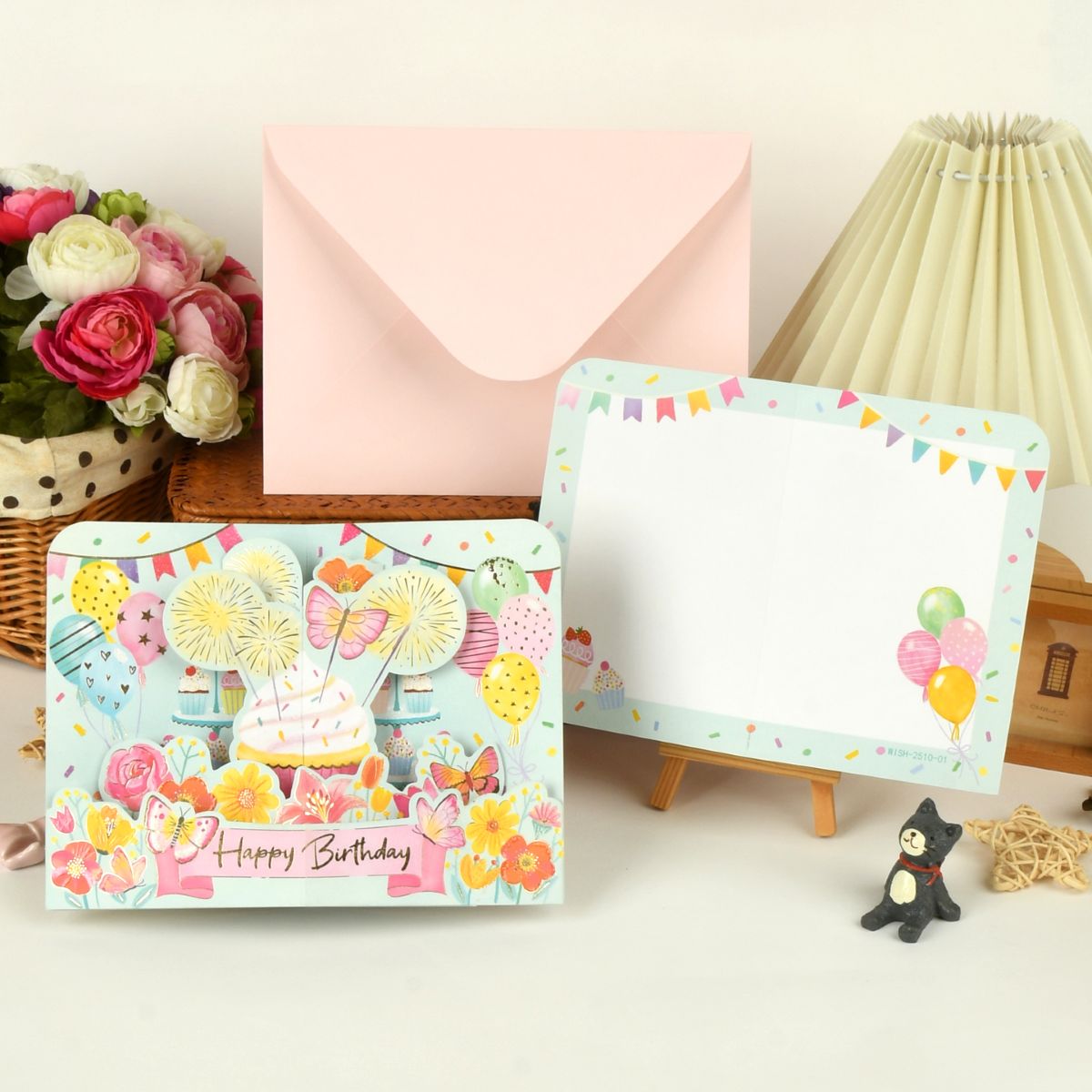 3D Birthday Cards Wish 2510