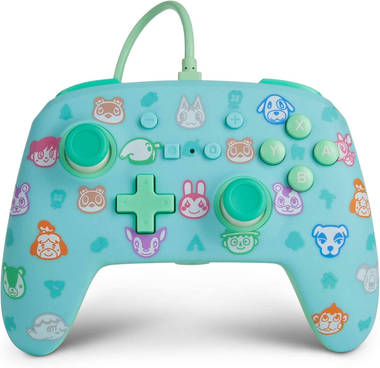 PowerA Enhanced Wired Controller for Nintendo Switch - Animal Crossing (Officially Licensed)