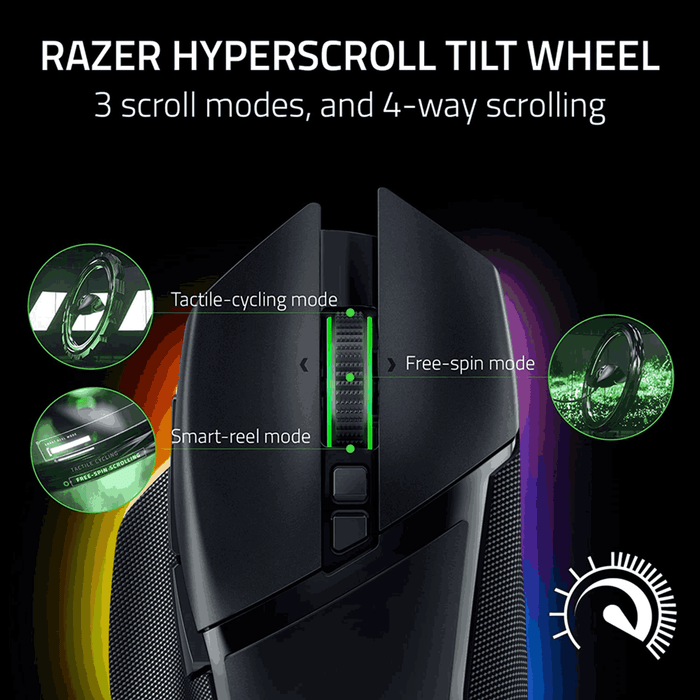 Razer Basilisk V3 Pro Ergonomic Wireless Gaming Mouse Black