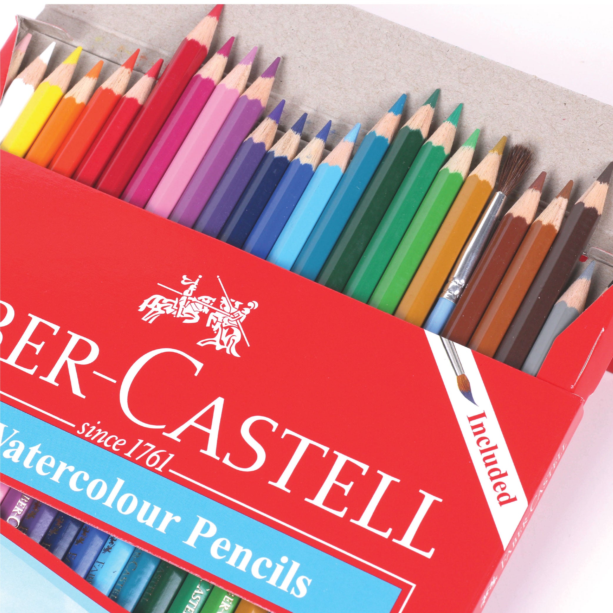 Faber-Castell Watercolour Pencils Parrot, 24 Colours Long-114464