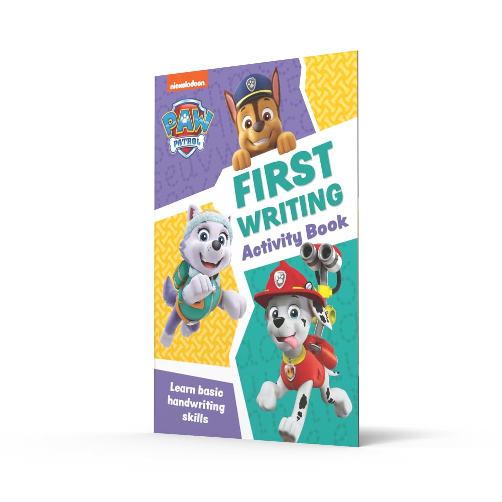 PAW Patrol First Writing Activity Book