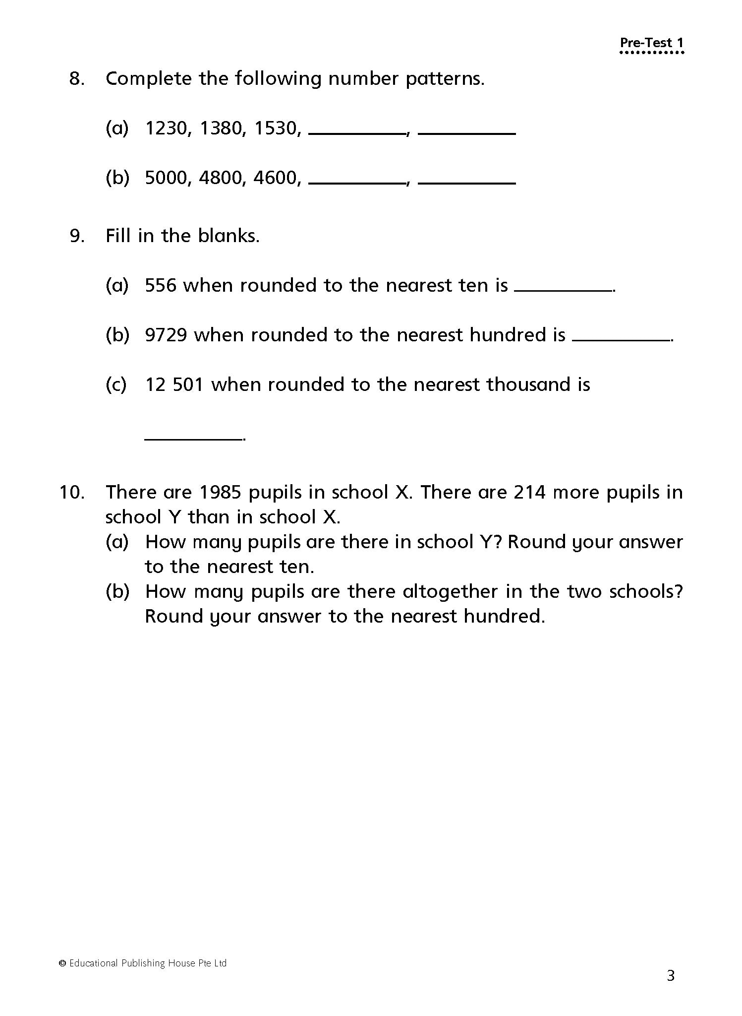 Primary 4 Diagnostic Practice In Maths (5th Edition)