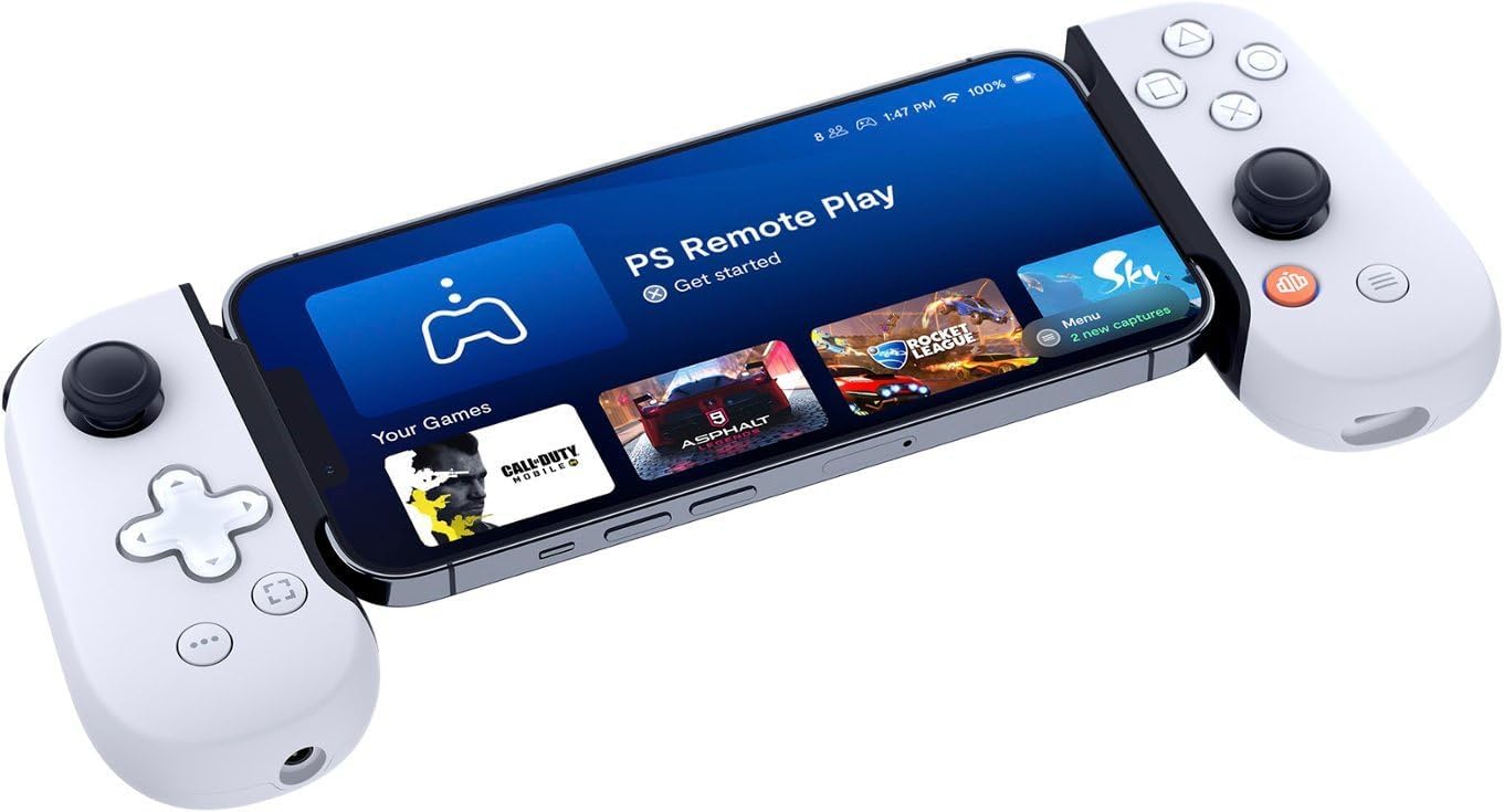 Backbone BB-02-W-S One Mobile Gaming Controller for Playstation