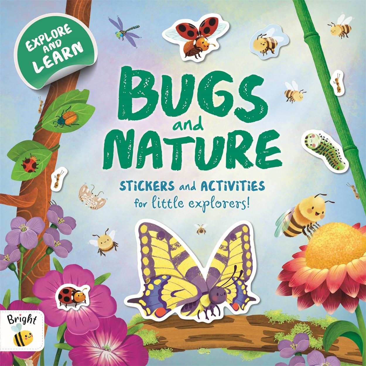 Bugs And Nature - Early Learning Sticker Book For Little Explorers (Paperback)