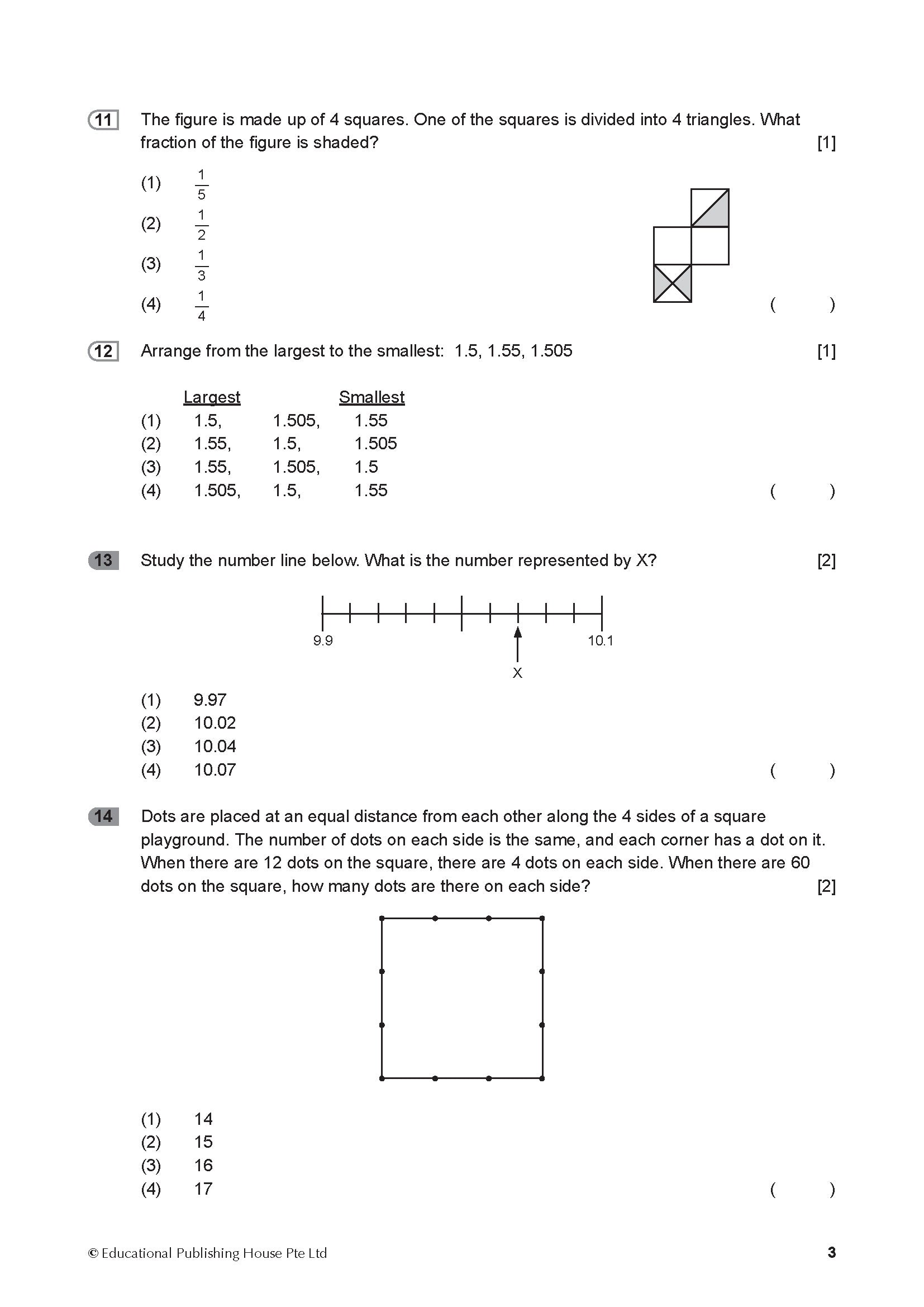 PSLE Maths Trending Examination Questions 