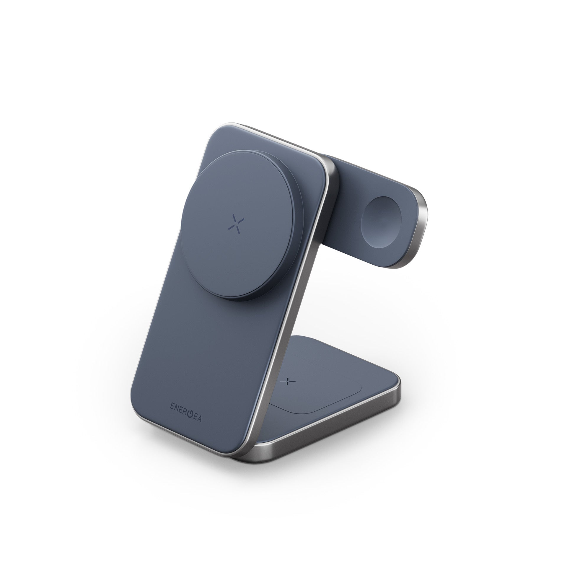 Energea MagTrio Plus 3-in-1 Foldable QI2 Magnetic Wireless Charger (Blue)