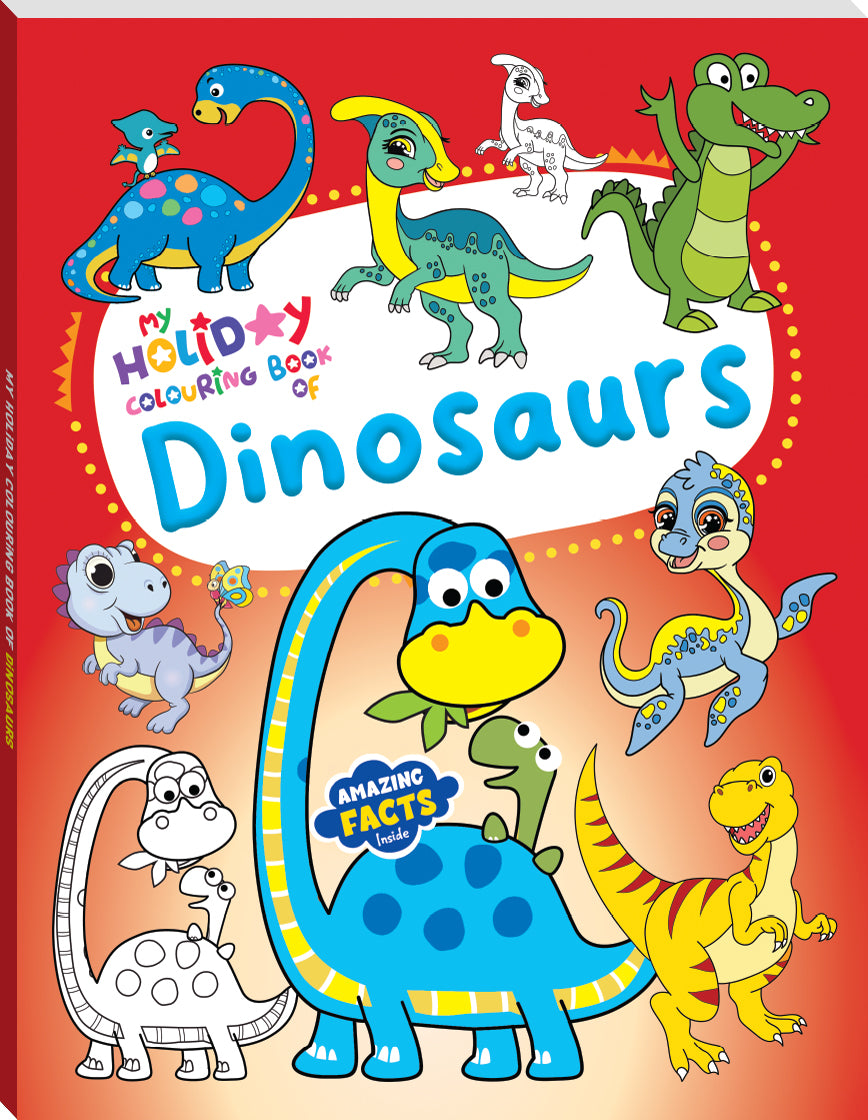 My Holiday Colouring Book Of Dinosaurs
