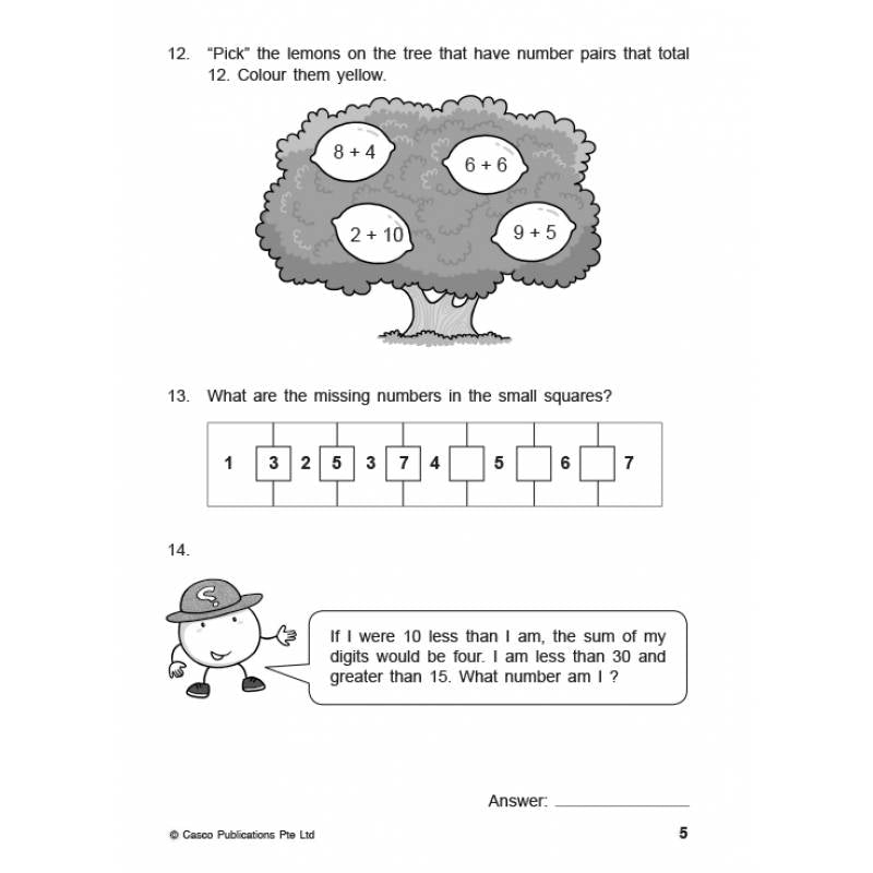 Primary 1 IQ Mathematics 
