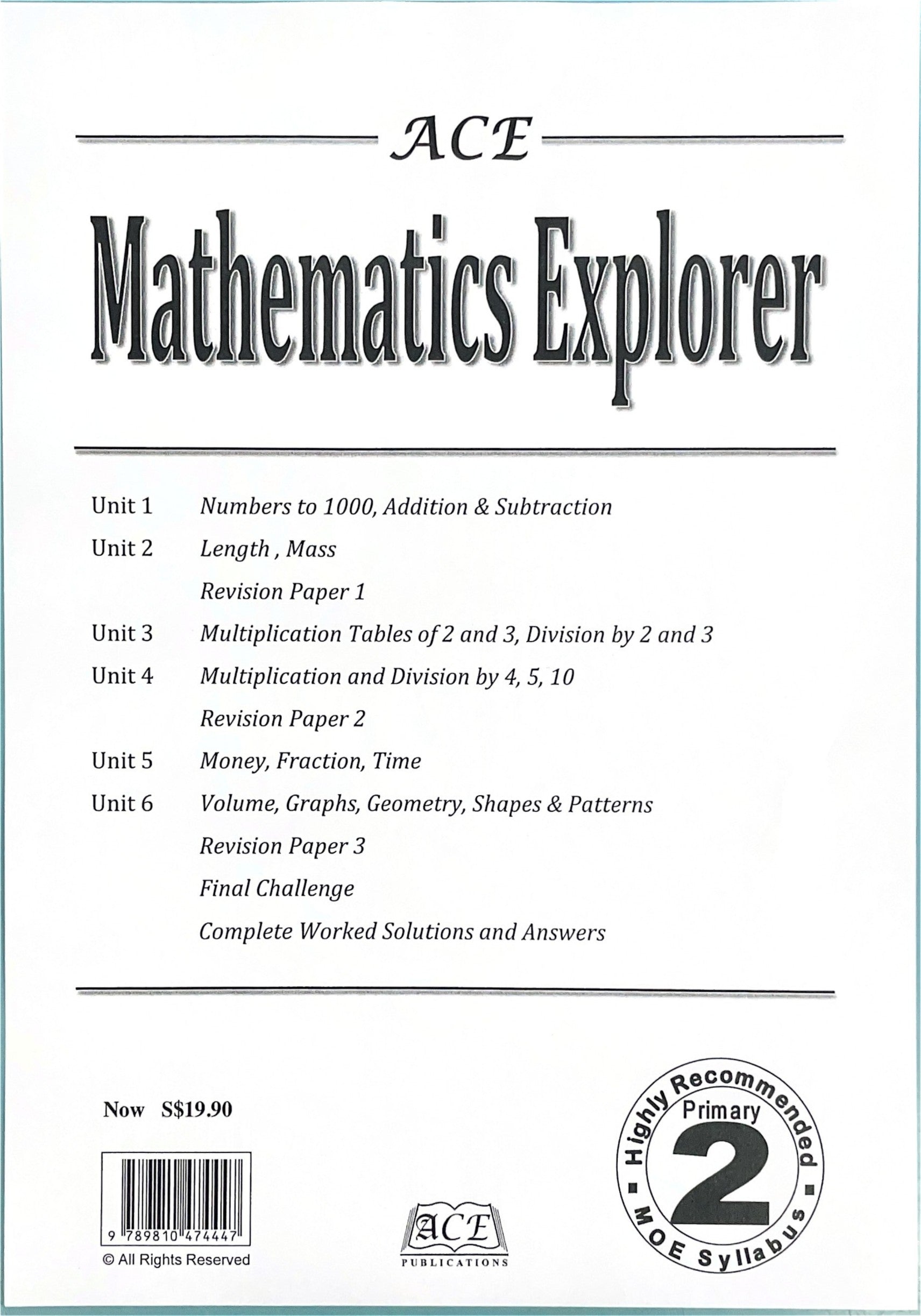 ACE Mathematics Explorer – Primary 2