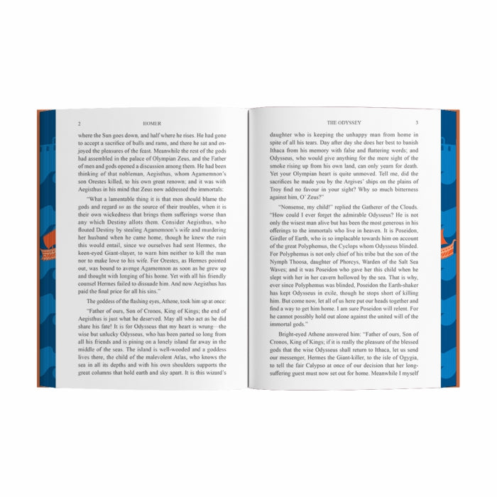 The Odyssey by Homer (Deluxe Hardback Sprayed Edge Edition)