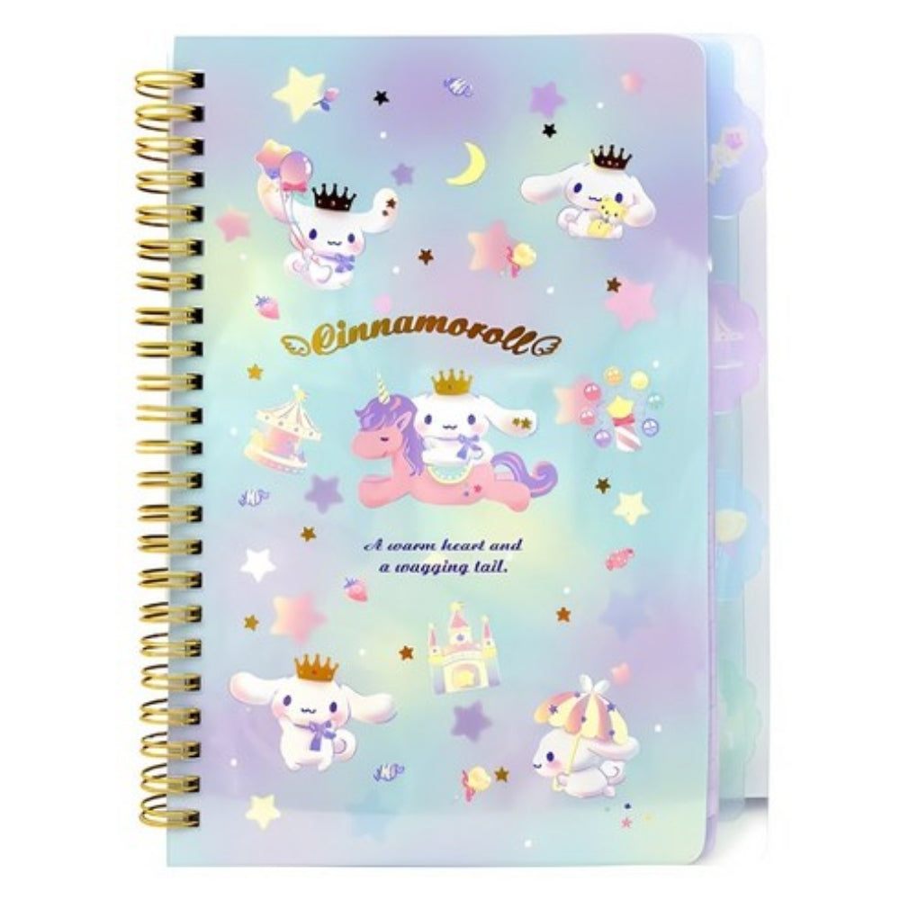 Sanrio Cinnamoroll A5 Index Spiral Notebook
