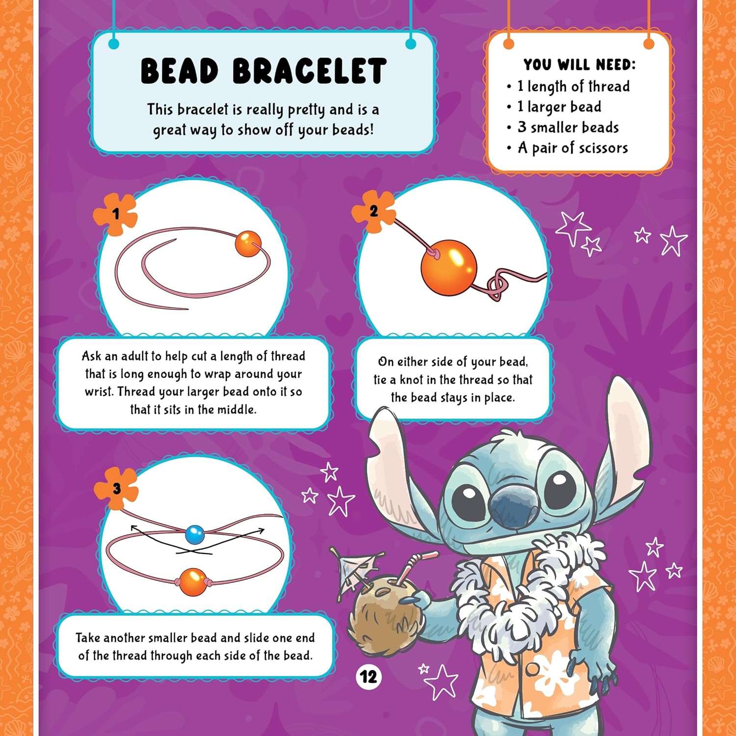 Disney Stitch: Best Friends Activity Book & Bead Kit 