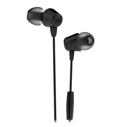 JBL C50HI In-Ear Heaphones with Microphone Black