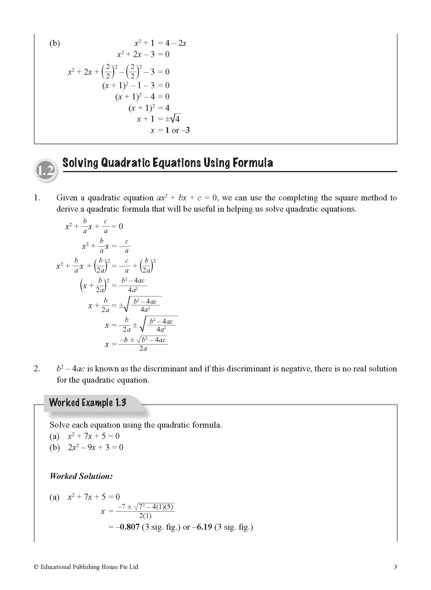 Secondary 3 & Secondary 4 G3 Topical Maths-2ed