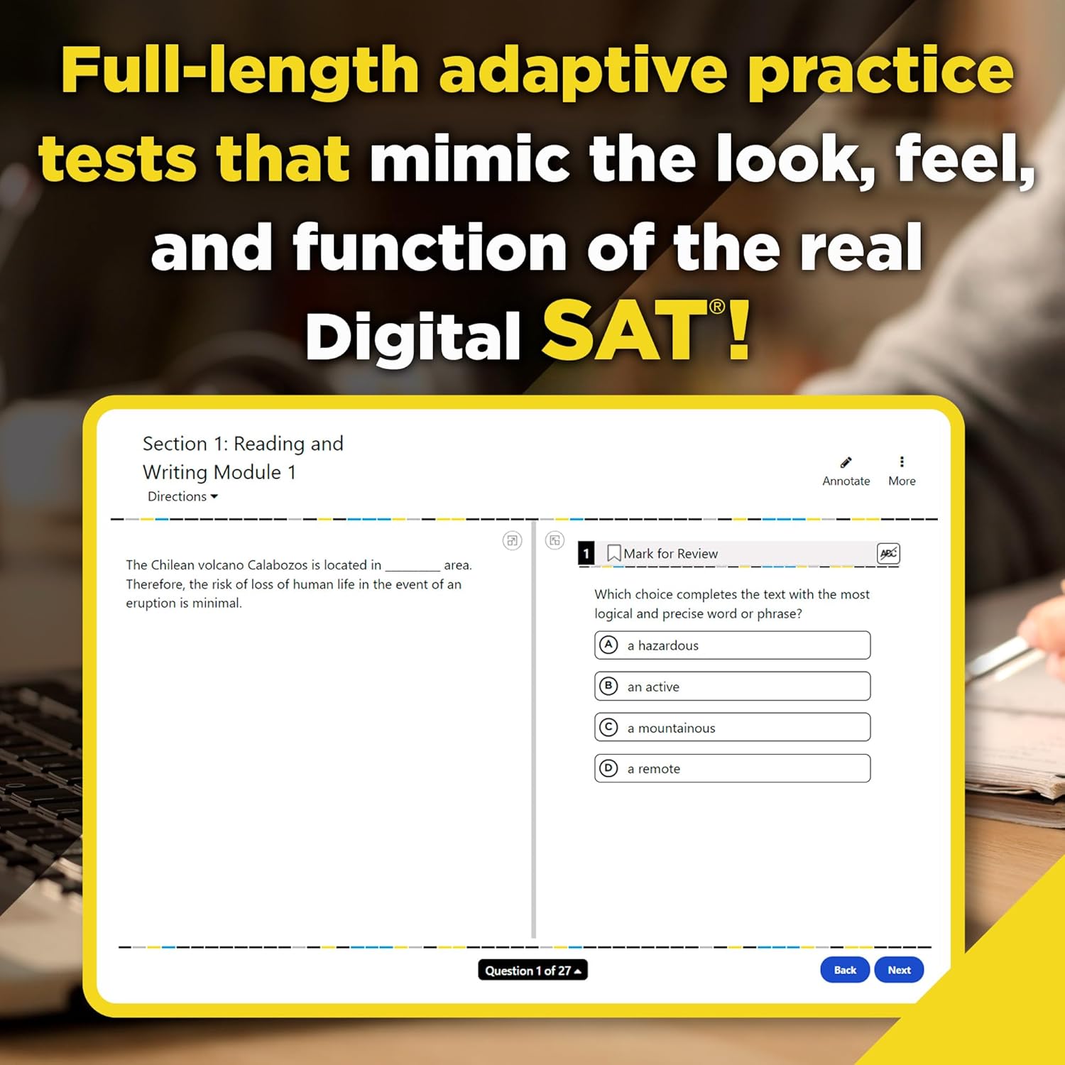 7 Practice Tests for the SAT, 2027: In-Book + Online Practice Tests for Your Top Score (2027) (College Test Preparation)
