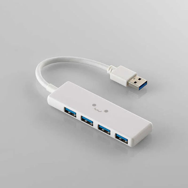 Elecom U3H-H040WF USB 3.0 (5Gpbs) 4 Port Adapter