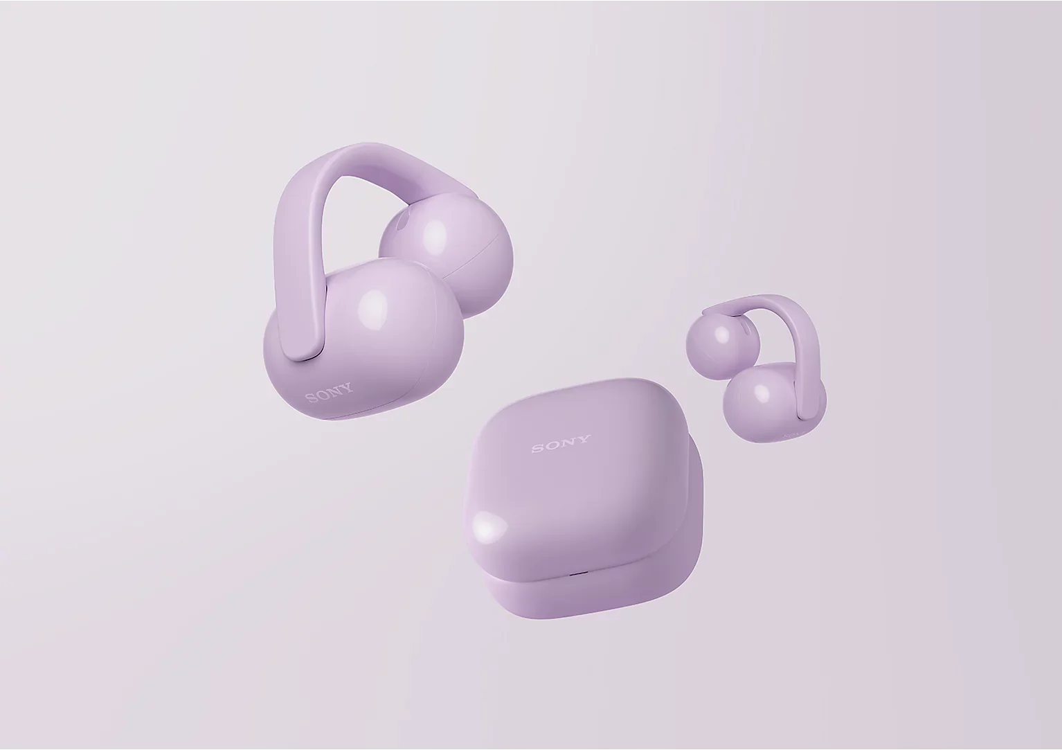 Sony LinkBuds Clip WF-LC900 TWS Earbuds (Violet)
