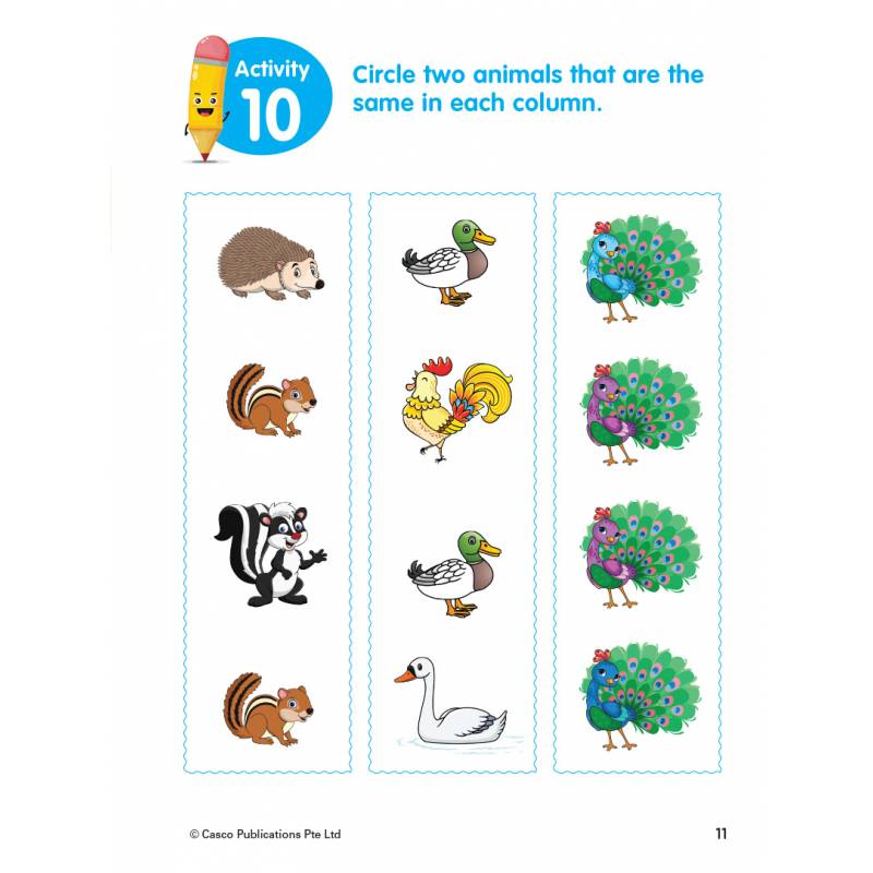 Preschool Develop Your Thinking Skills Book 2: Same and Different