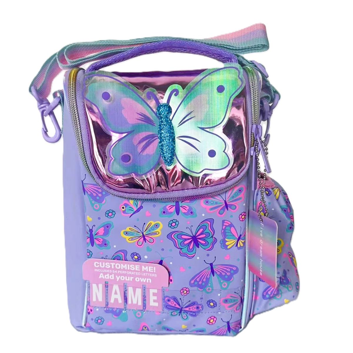 Assorted Thermal Lunch Bag With Water Bottle Slot U2083