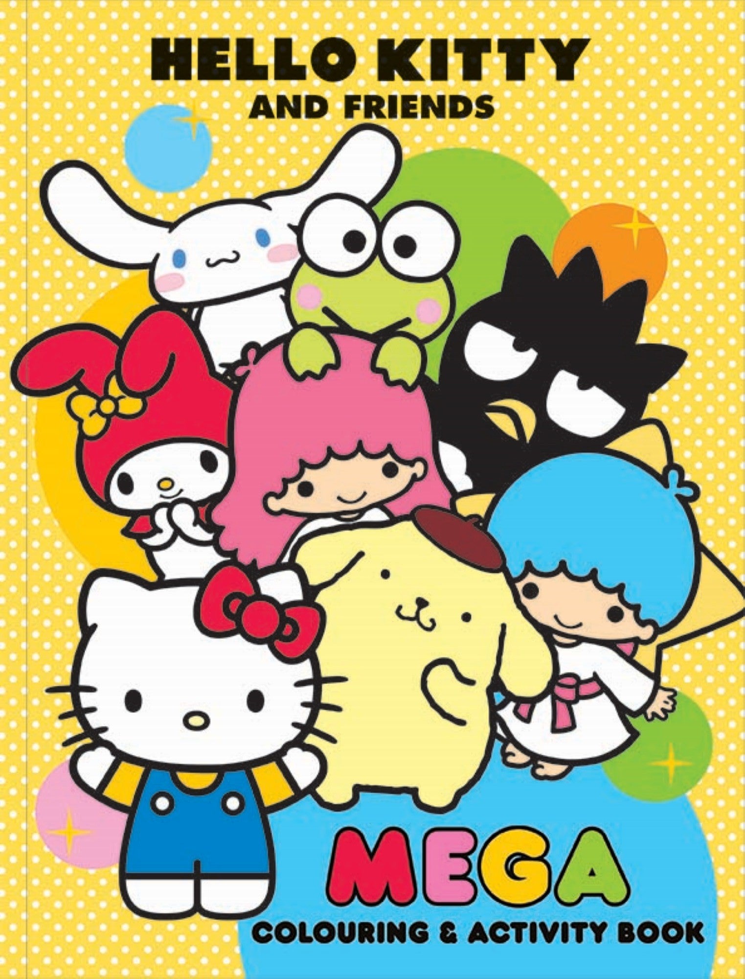 HELLO KITTY & FRIENDS MEGA COLOURING