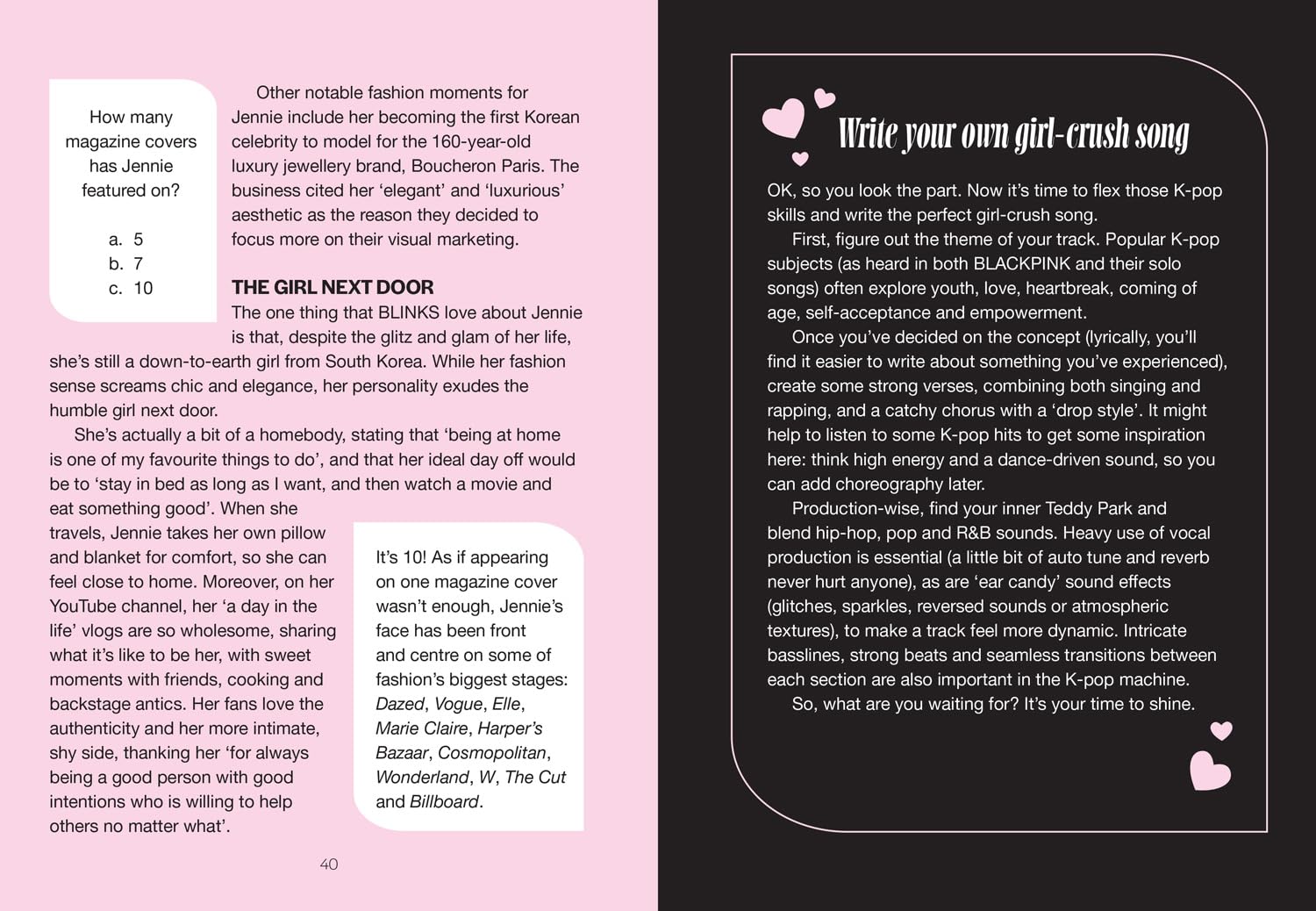 Blackpink: A Decade In Your Area (Hardcover)