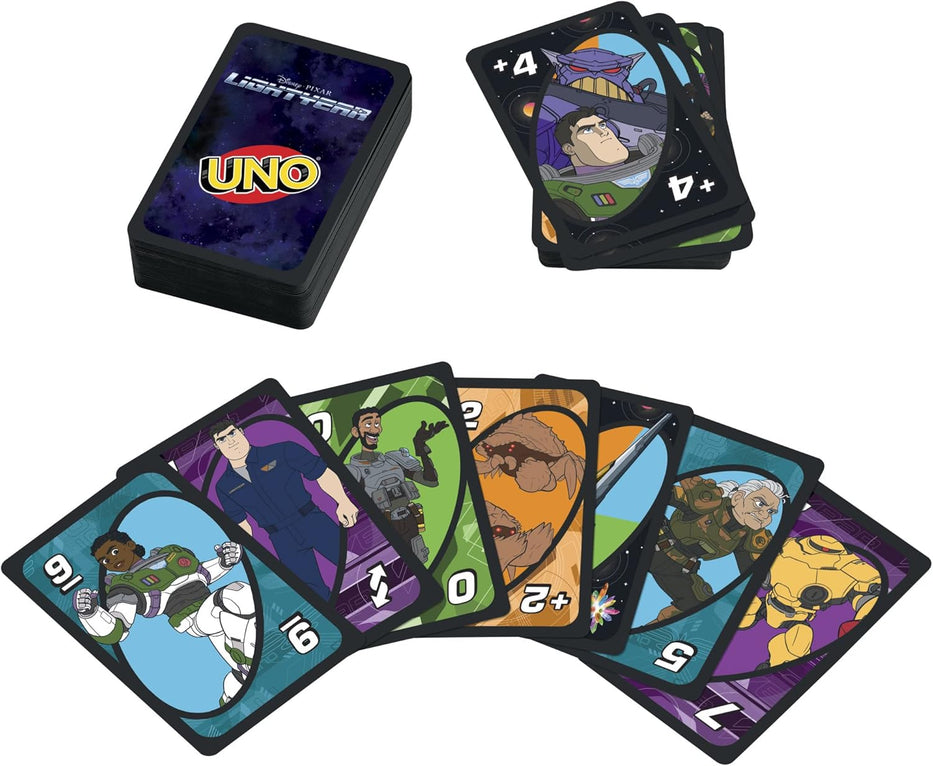 MATTEL UNO DISNEY BUZZ LIGHTYEAR CARD GAME