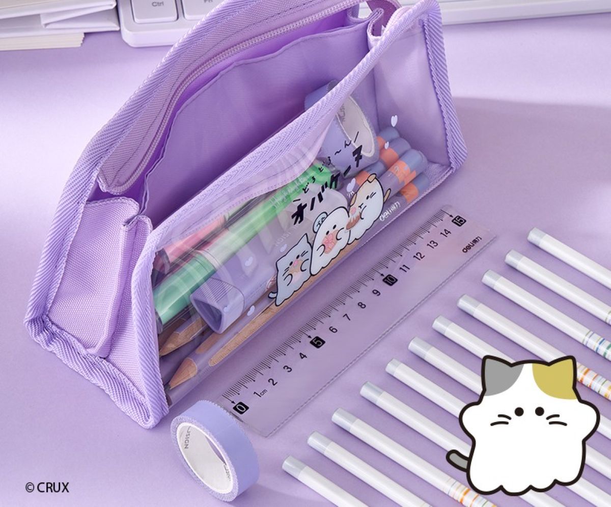 Obakenu Clear Pencil Bag