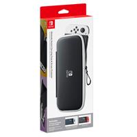 Nintendo - Switch Carrying Case & Screen Protector - Black