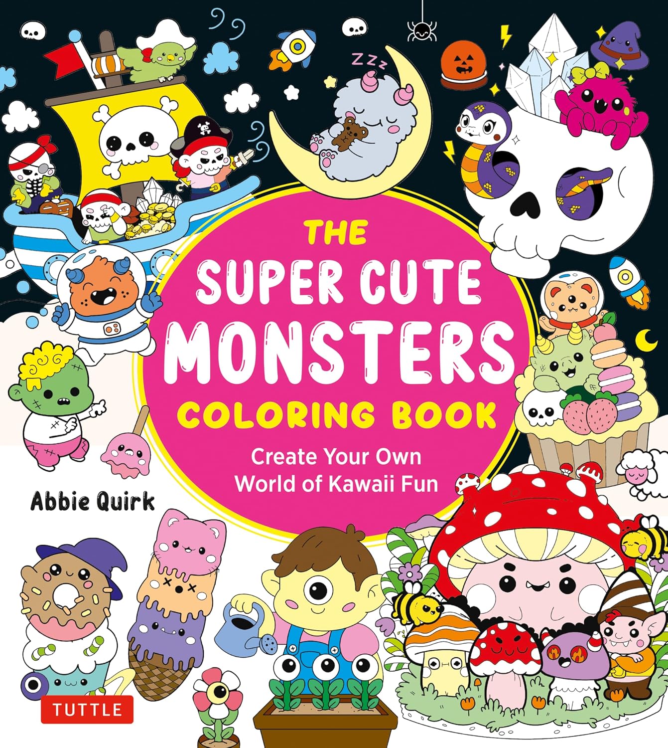 The Super Cute Monsters Coloring Book (Paperback)