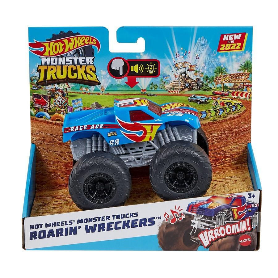 MATTEL HOT WHEELS MONSTER TRUCKS ROARIN WRECKERS ASSORTED