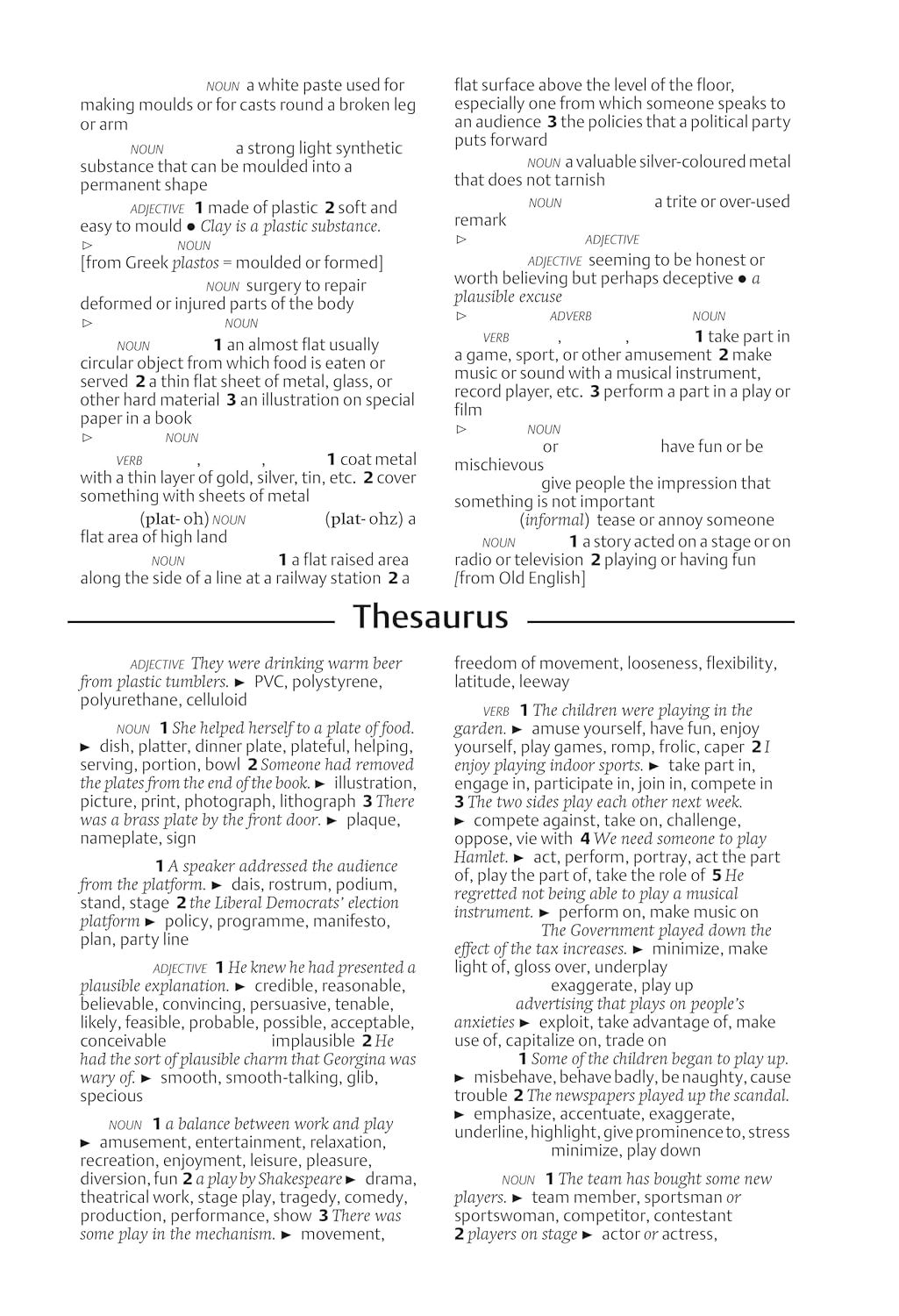 Oxford School Dictionary and Thesaurus 2012