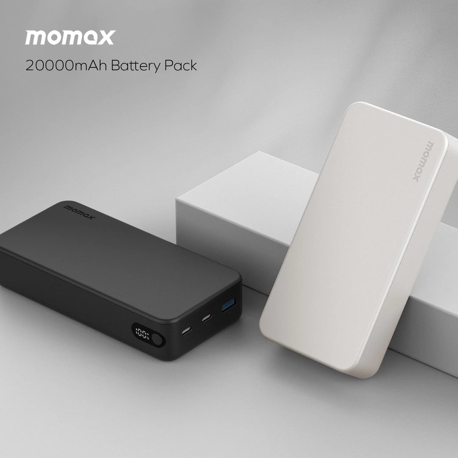 Momax IP156D 1-Power Vital 20,000mAh Battery Pack PD 22.5W - Black