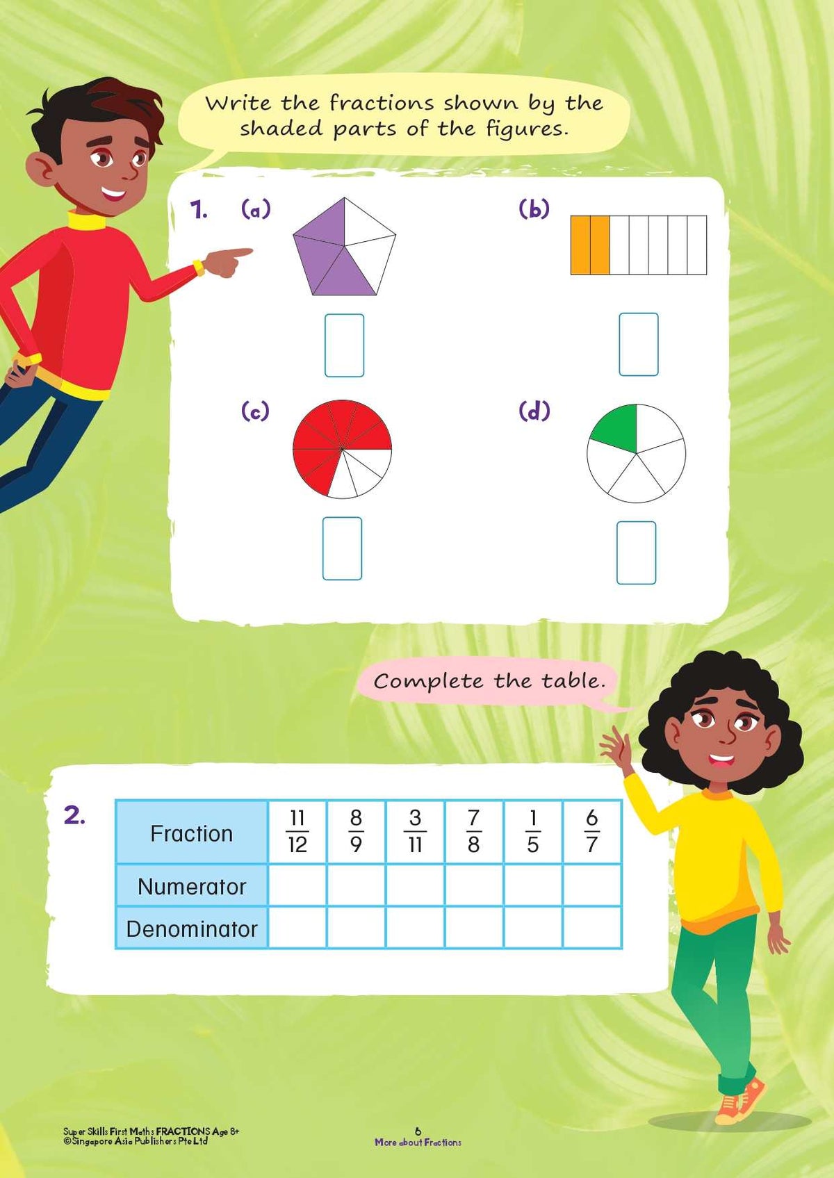 Super Skills First Maths Fractions (8+ Years)