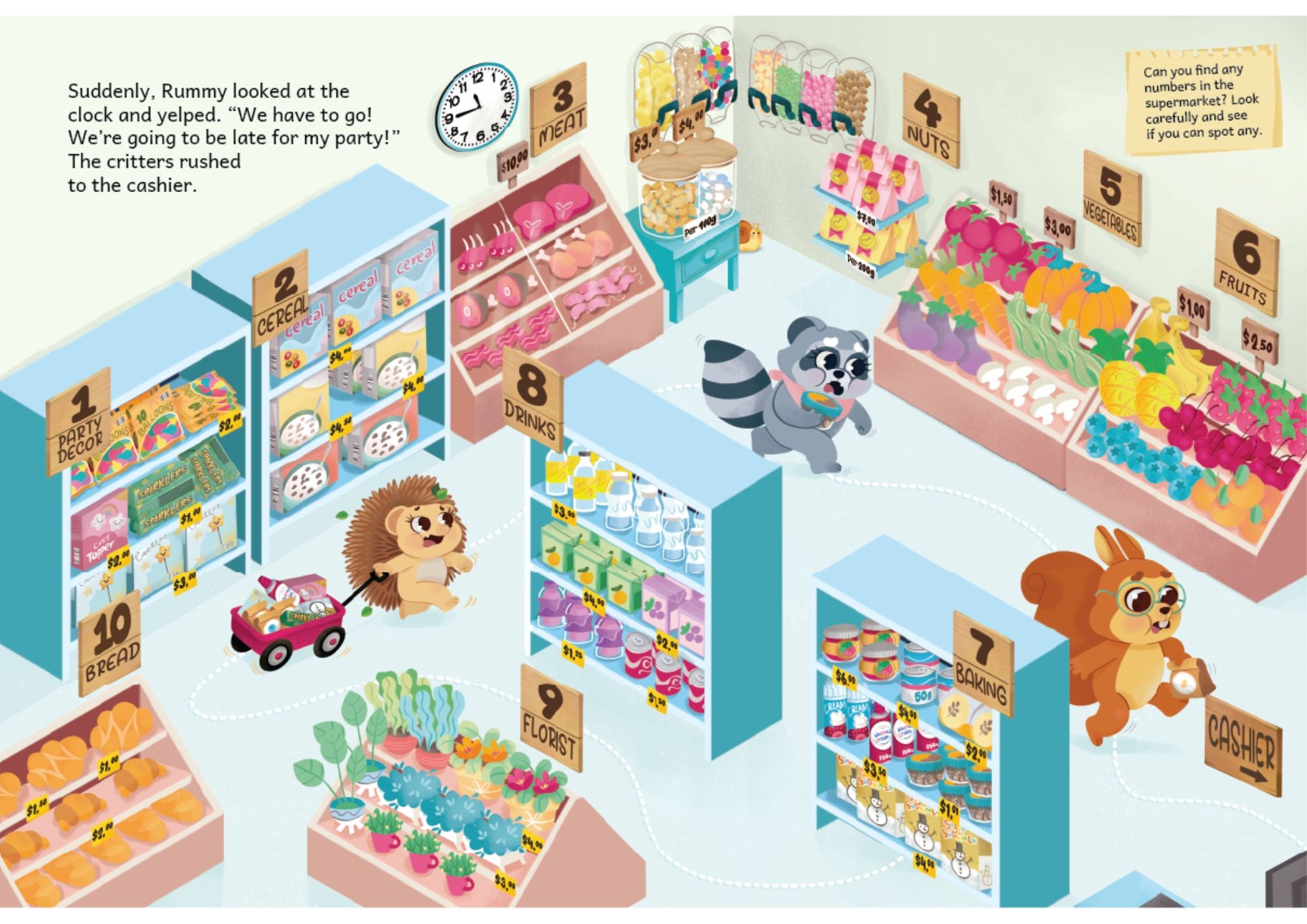 Maths Storybook: The Perfect Birthday - Numbers 1 to 10 (3-6yo)