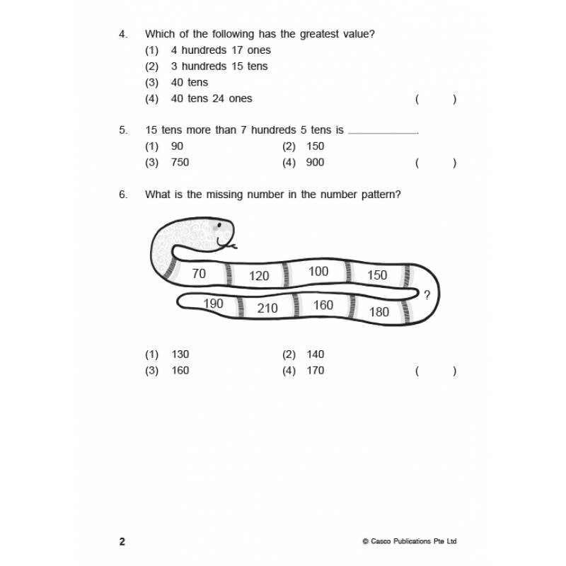 Primary 2 IQ Mathematics