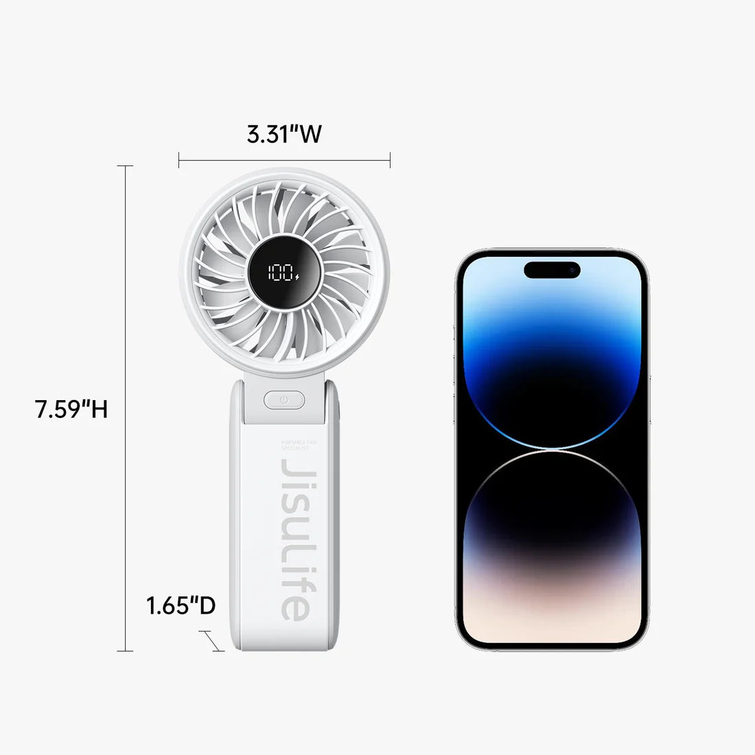 JisuLife Handheld Fan Life 7 5000mAh - Black