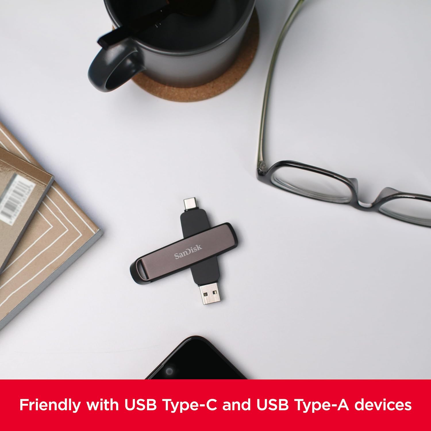 SanDisk Extreme PRO Dual Drive 512GB (USB-C + USB-A) 1000MB/s