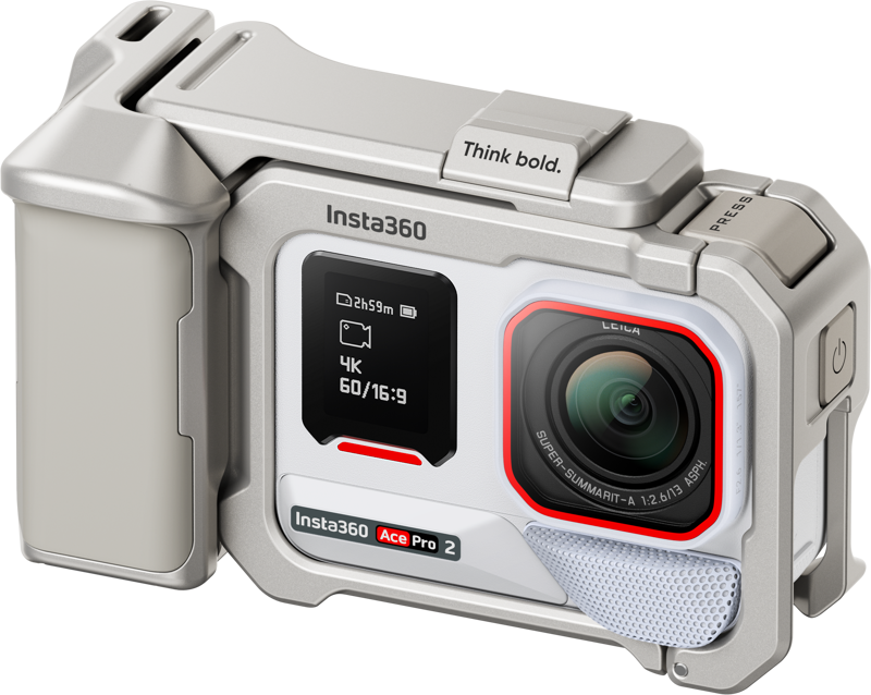 Insta360 Ace Pro 2 (Arctic White) | Xplorer Bundle (Moonlight Silver)
