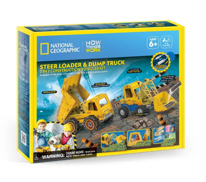 NATIONAL GEOGRAPHIC STEER LOADER & DUMP TRUCK