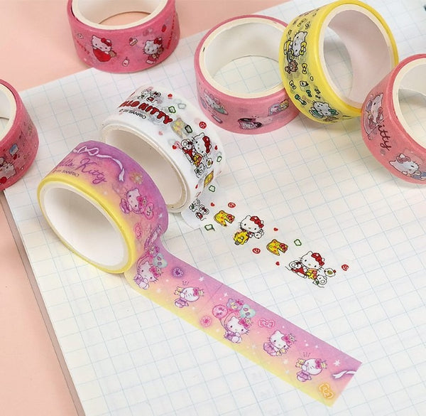 Sanrio Hello Kitty Masking Tape 8'S Set