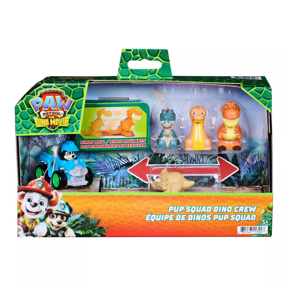 PAW PATROL THE DINO MOVIE PUP SQUAD DINO CREW PACK