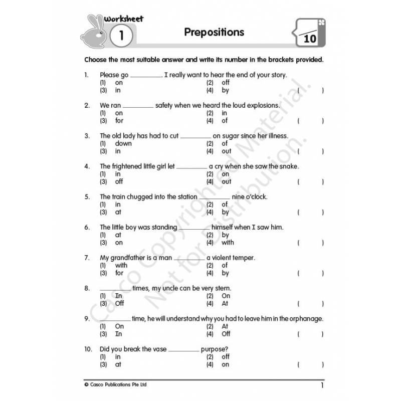 Primary 6 Topical Grammar and Vocabulary