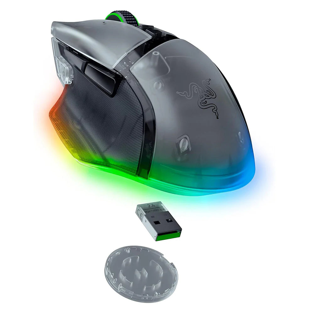 Razer Basilisk V3 Pro 35K Wireless Gaming Mouse (Phantom White)