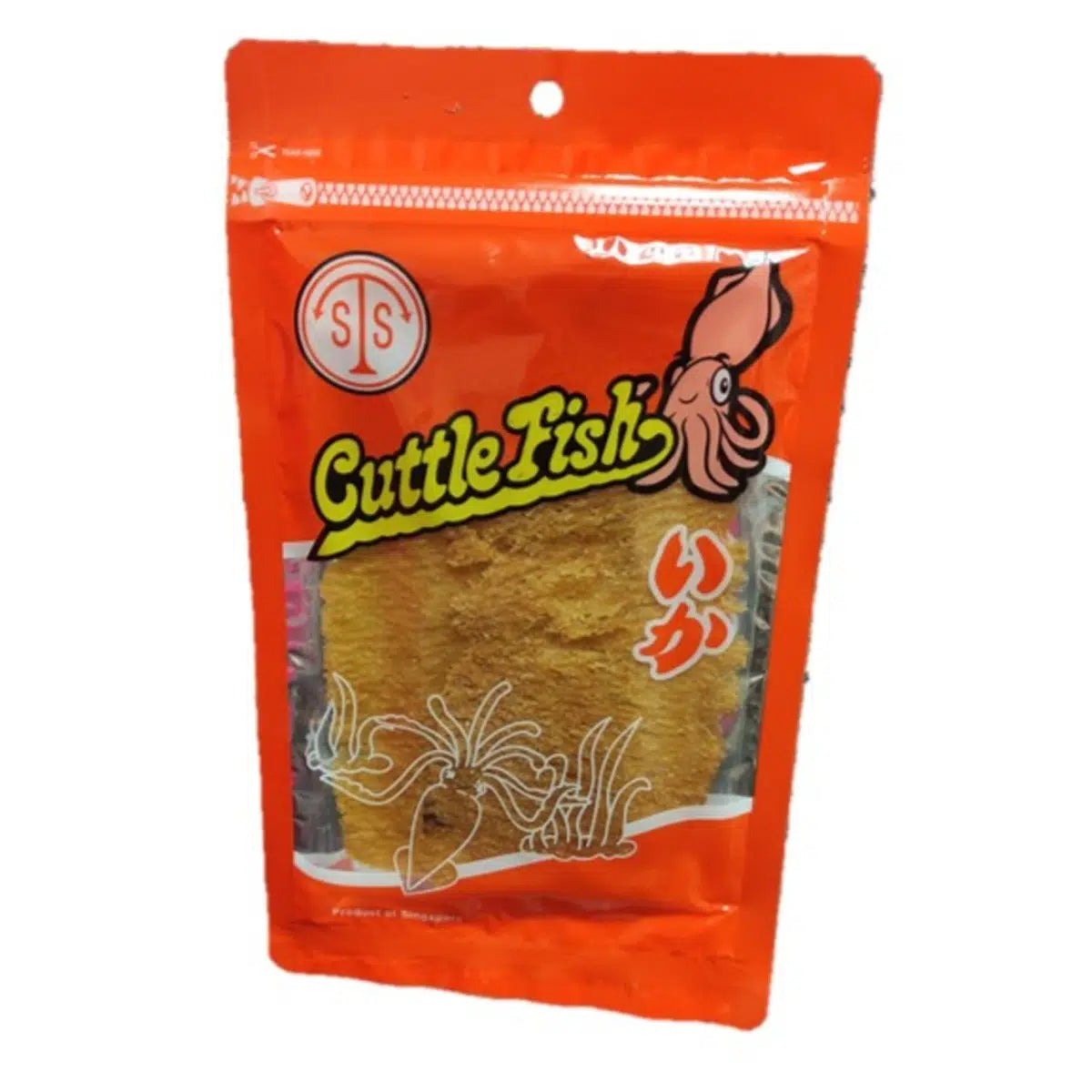 Tss Spicy Cuttlefish 23g 辣味尤鱼片(orange)
