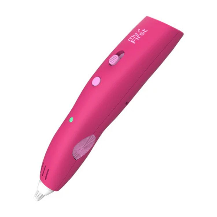 myFirst 3dPen Make Wireless 3D Pen Art and Craft Best Gifts for Kids Safe Material and Rechargeable - Red