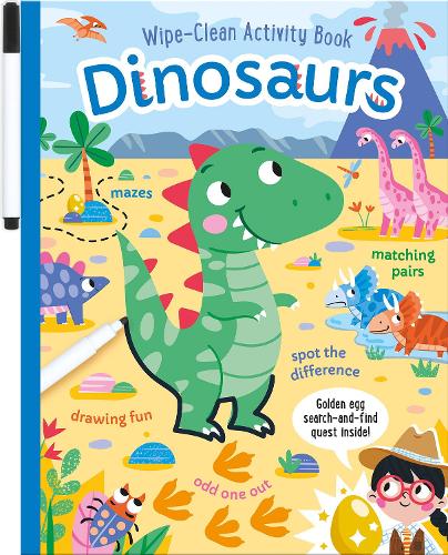  Dinosaurs - Wipe-Clean Activity Fun (Paperback)